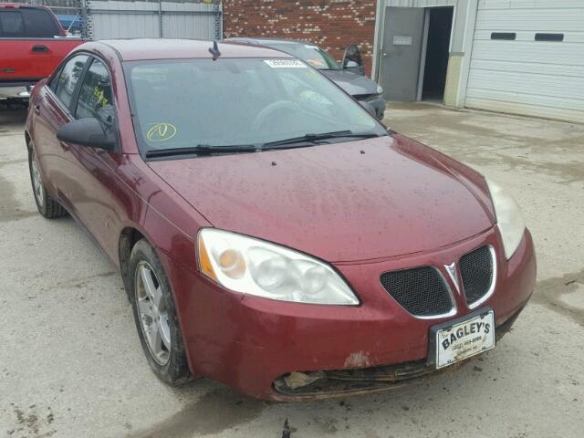 1G2ZG57N884195565 - 2008 PONTIAC G6 BASE RED photo 1