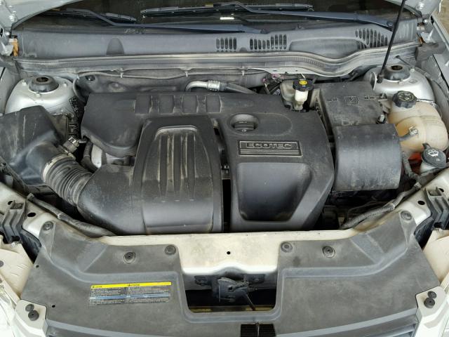 1G1AM18B187198488 - 2008 CHEVROLET COBALT SPO SILVER photo 7