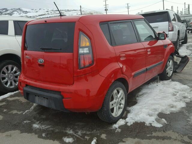 KNDJT2A29A7095142 - 2010 KIA SOUL + RED photo 4