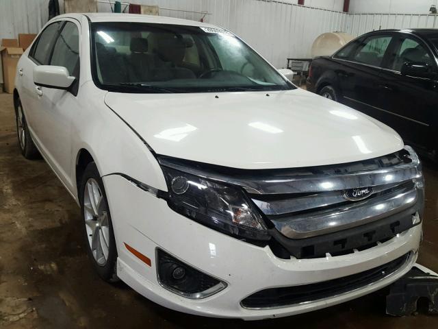 3FAHP0CG6CR306735 - 2012 FORD FUSION SEL WHITE photo 1