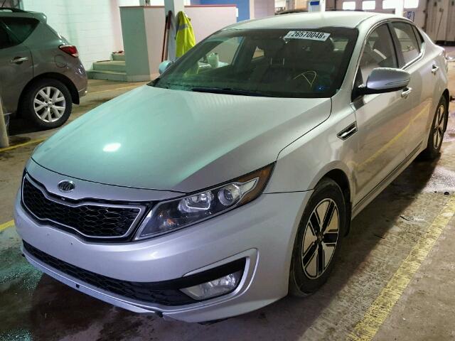 KNAGM4AD0C5009314 - 2012 KIA OPTIMA HYB SILVER photo 2