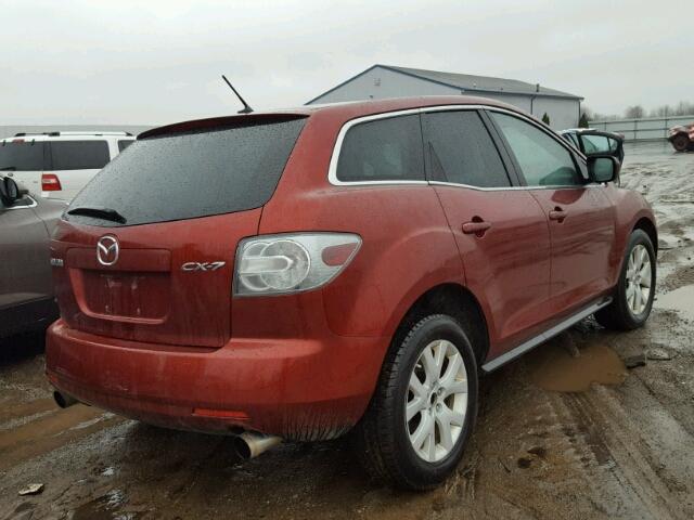 JM3ER293480201679 - 2008 MAZDA CX-7 RED photo 4