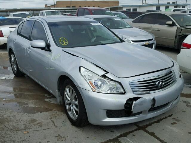 JNKBV61E47M716120 - 2007 INFINITI G35 SILVER photo 1