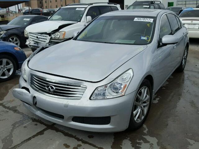 JNKBV61E47M716120 - 2007 INFINITI G35 SILVER photo 2