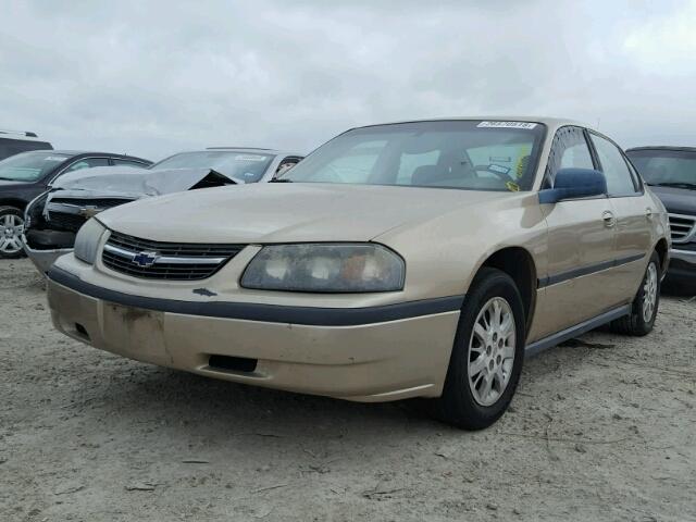 2G1WF55E8Y9270131 - 2000 CHEVROLET IMPALA GOLD photo 2