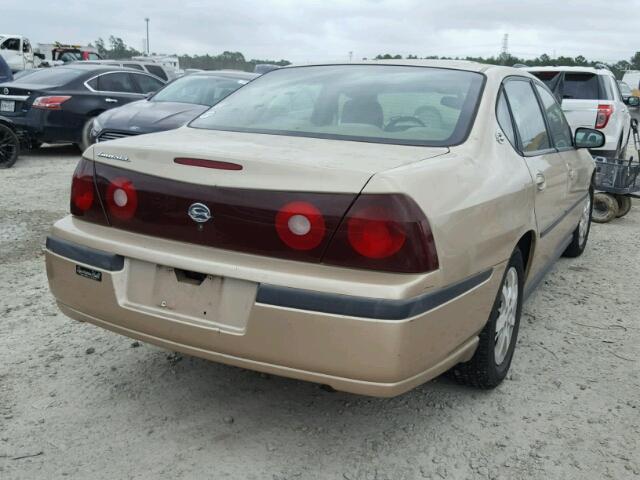 2G1WF55E8Y9270131 - 2000 CHEVROLET IMPALA 金色 照片 4