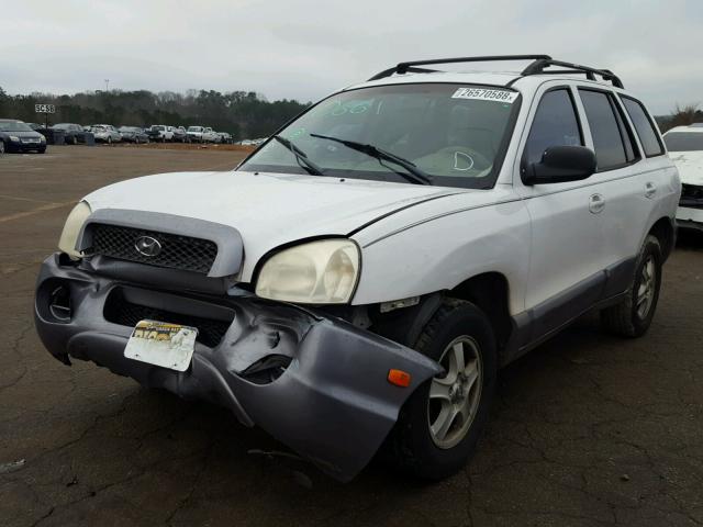 KM8SB12B14U630661 - 2004 HYUNDAI SANTA FE G WHITE photo 2