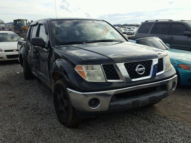 1N6AD07U65C411889 - 2005 NISSAN FRONTIER C BLACK photo 1