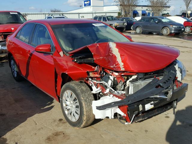 4T1BF1FK1CU632276 - 2012 TOYOTA CAMRY BASE RED photo 1