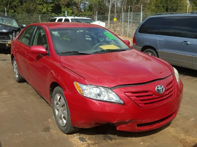 4T1BE46K39U274594 - 2009 TOYOTA CAMRY BASE RED photo 1