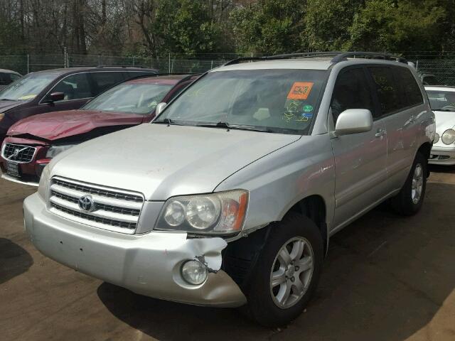 JTEGF21A230095760 - 2003 TOYOTA HIGHLANDER SILVER photo 2