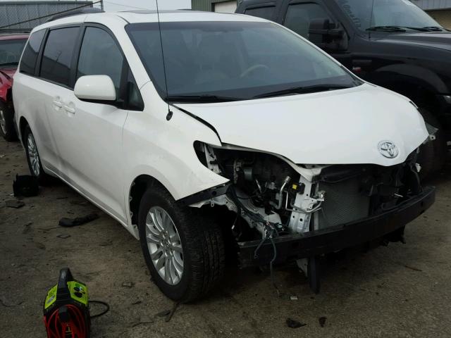 5TDYK3DC4ES510469 - 2014 TOYOTA SIENNA XLE WHITE photo 1