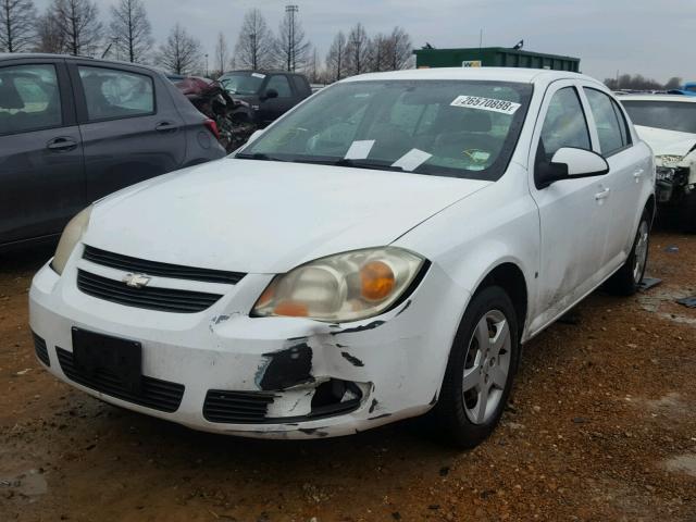 1G1AL55F277347409 - 2007 CHEVROLET COBALT LT WHITE photo 2