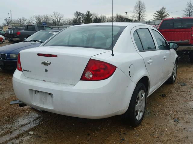 1G1AL55F277347409 - 2007 CHEVROLET COBALT LT WHITE photo 4