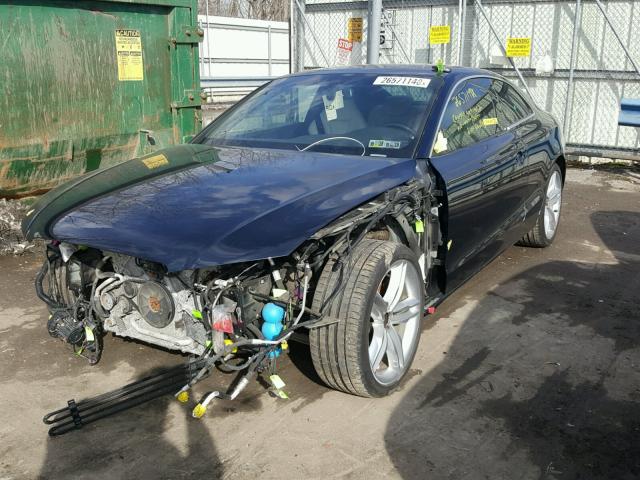 WAUVVAFR6BA005085 - 2011 AUDI S5 PRESTIG BLUE photo 2
