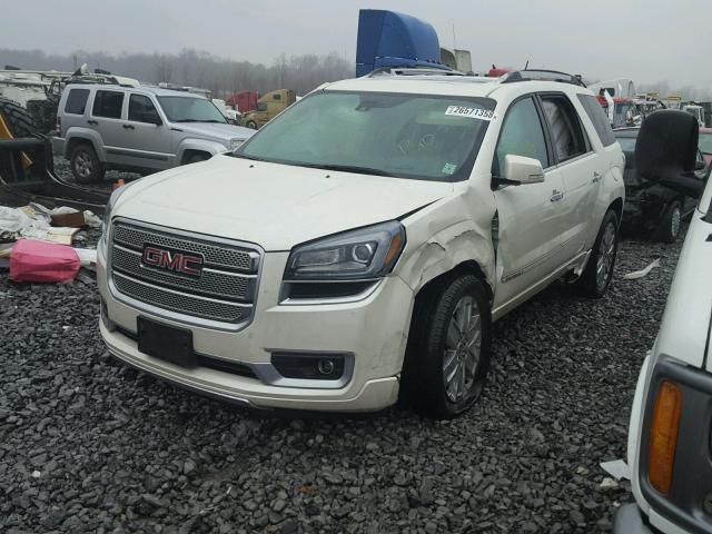 1GKKRTKD2FJ177494 - 2015 GMC ACADIA DEN WHITE photo 2