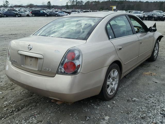 1N4AL11D46C207054 - 2006 NISSAN ALTIMA S GOLD photo 4