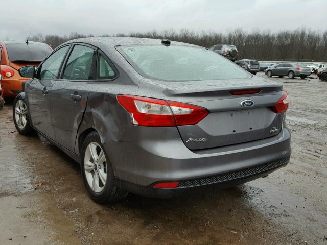 1FADP3F23EL418779 - 2014 FORD FOCUS SE GRAY photo 3