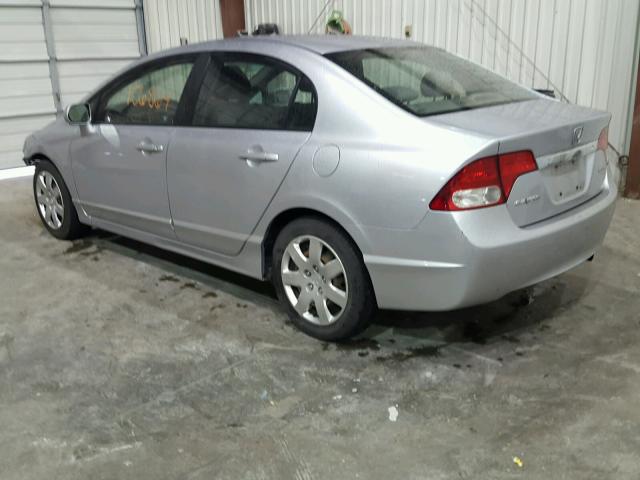 19XFA1F52AE012191 - 2010 HONDA CIVIC LX SILVER photo 3