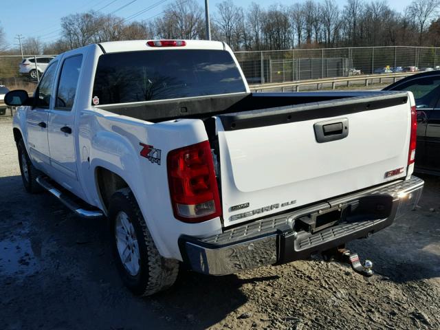 3GTEK233X9G256012 - 2009 GMC SIERRA K15 WHITE photo 3