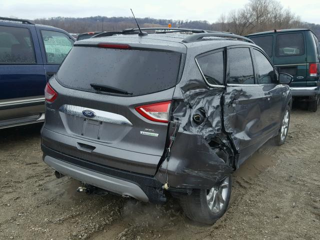 1FMCU0H97DUC45442 - 2013 FORD ESCAPE SEL GRAY photo 4