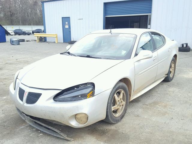 2G2WS542041365192 - 2004 PONTIAC GRAND PRIX SILVER photo 2