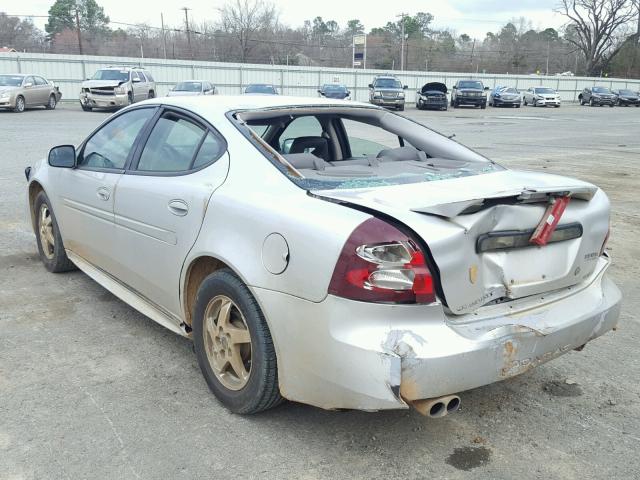 2G2WS542041365192 - 2004 PONTIAC GRAND PRIX SILVER photo 3