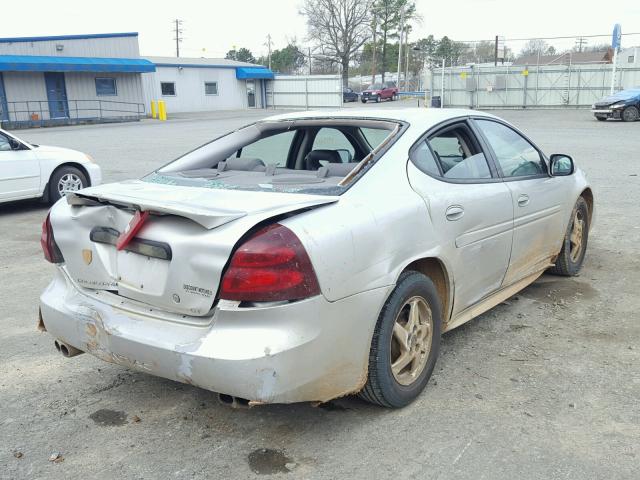 2G2WS542041365192 - 2004 PONTIAC GRAND PRIX SILVER photo 4