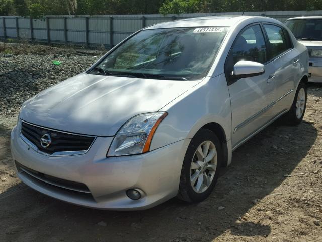 3N1AB6AP5CL665824 - 2012 NISSAN SENTRA 2.0 SILVER photo 2