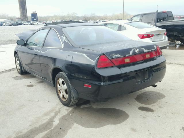 1HGCG32532A001242 - 2002 HONDA ACCORD EX BLACK photo 3