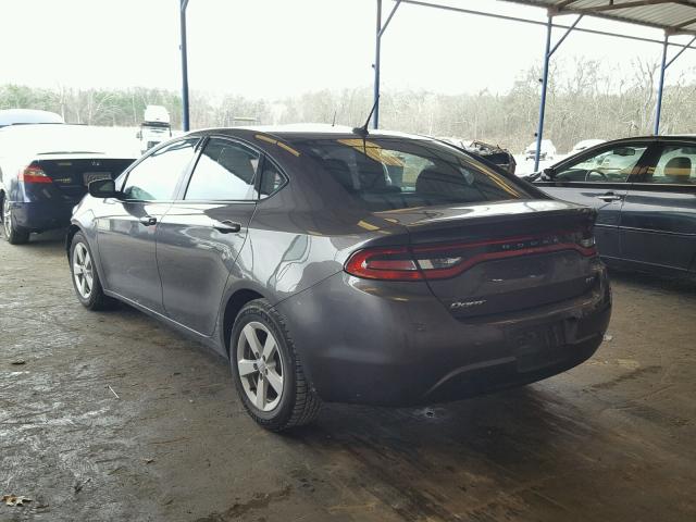 1C3CDFBB5FD128243 - 2015 DODGE DART SXT GRAY photo 3