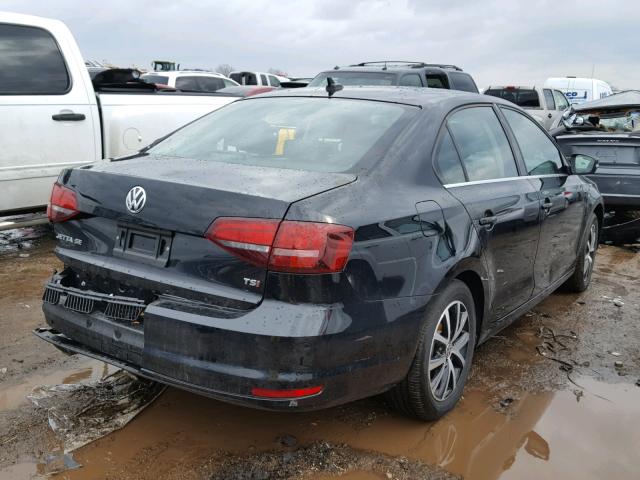 3VWDB7AJXHM222711 - 2017 VOLKSWAGEN JETTA SE BLACK photo 4