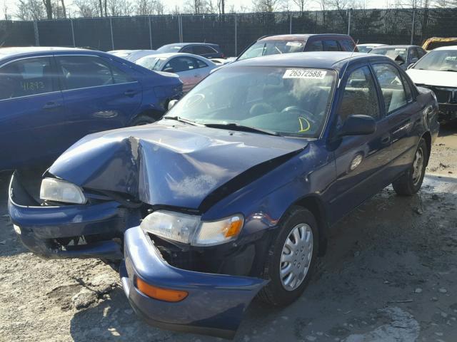 2T1BA02E6TC119180 - 1996 TOYOTA COROLLA BLUE photo 2