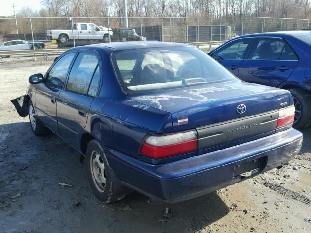 2T1BA02E6TC119180 - 1996 TOYOTA COROLLA BLUE photo 3