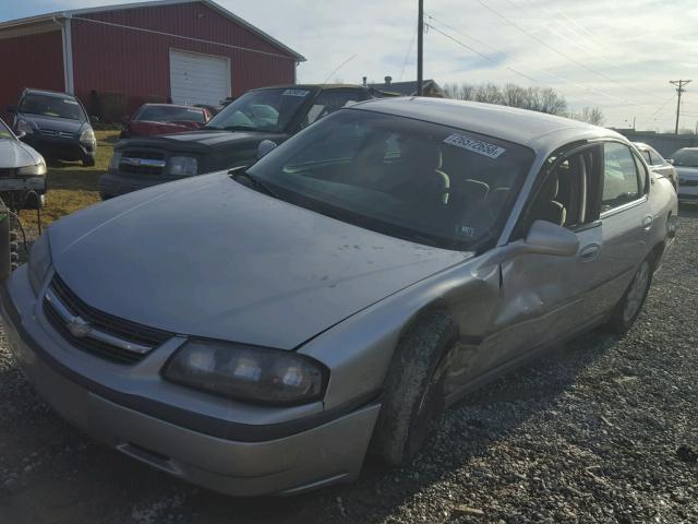 2G1WF52EX59310385 - 2005 CHEVROLET IMPALA 银色 照片 2
