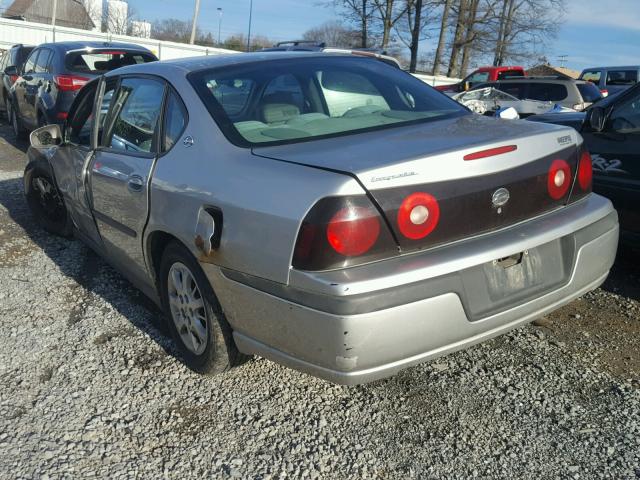 2G1WF52EX59310385 - 2005 CHEVROLET IMPALA 银色 照片 3