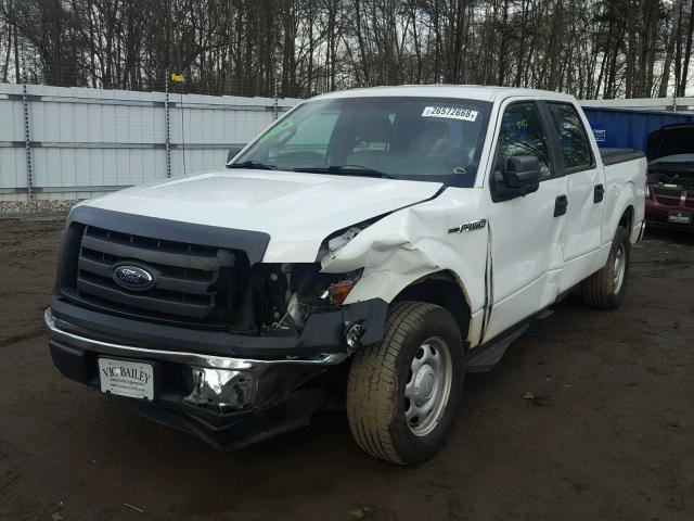 1FTFW1CF1CFC82052 - 2012 FORD F150 SUPER WHITE photo 2