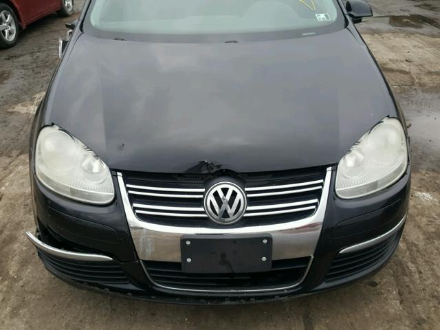 3VWJM71KX8M021980 - 2008 VOLKSWAGEN JETTA S BLACK photo 7