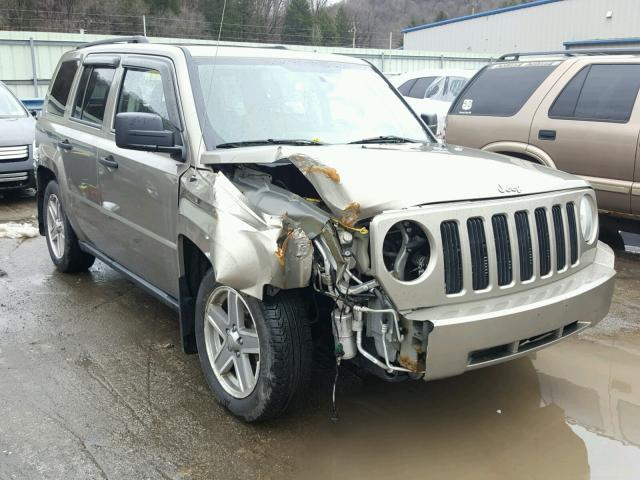 1J8FF28W28D706008 - 2008 JEEP PATRIOT SP TAN photo 1