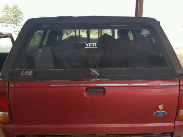 1FTCR14A8TPA85533 - 1996 FORD RANGER SUP RED photo 6