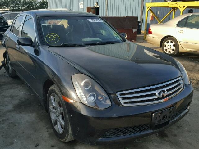 JNKCV51F76M600433 - 2006 INFINITI G35 BLACK photo 1