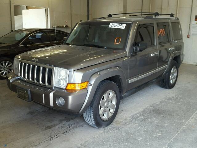 1J8HH58227C636175 - 2007 JEEP COMMANDER GRAY photo 2