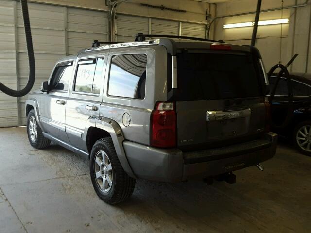 1J8HH58227C636175 - 2007 JEEP COMMANDER GRAY photo 3