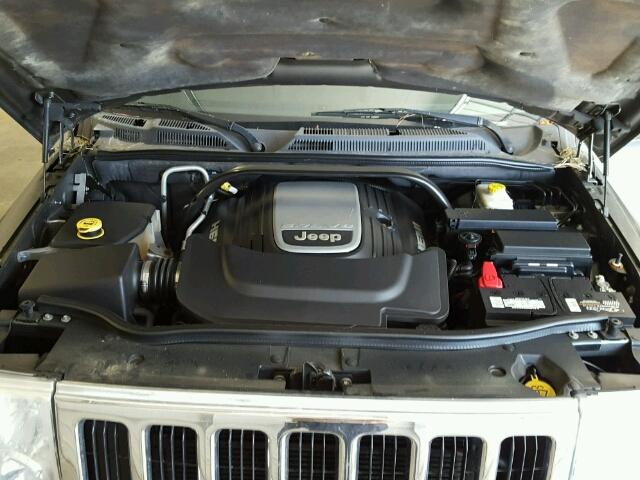 1J8HH58227C636175 - 2007 JEEP COMMANDER GRAY photo 7