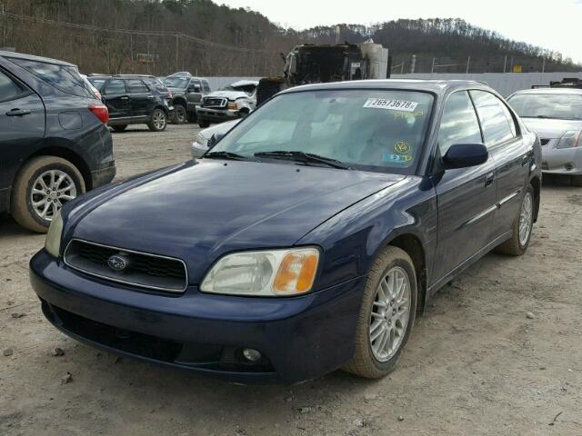 4S3BE625347204178 - 2004 SUBARU LEGACY L S BLUE photo 2