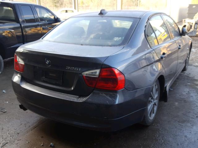 WBAVB13596PT07385 - 2006 BMW 325 I GRAY photo 4