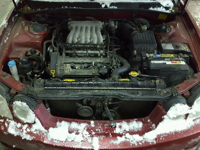 KNAGD128435221441 - 2003 KIA OPTIMA BURGUNDY photo 7