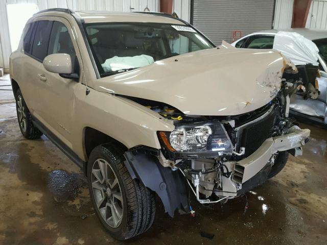 1C4NJDEB1HD111844 - 2017 JEEP COMPASS LA TAN photo 1