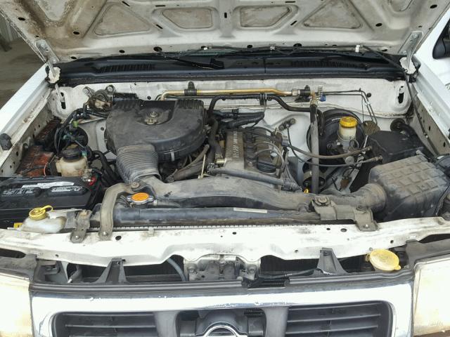 1N6DD26SXYC342007 - 2000 NISSAN FRONTIER K WHITE photo 7