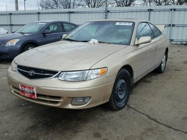 2T1CF28P3YC333223 - 2000 TOYOTA CAMRY SOLA GOLD photo 2